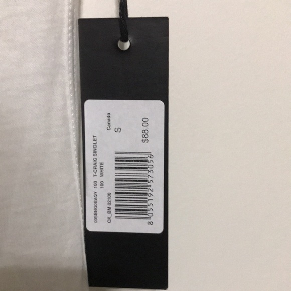 SOLD Diesel | Craig singlet white tank top | NWT - Picture 4 of 8